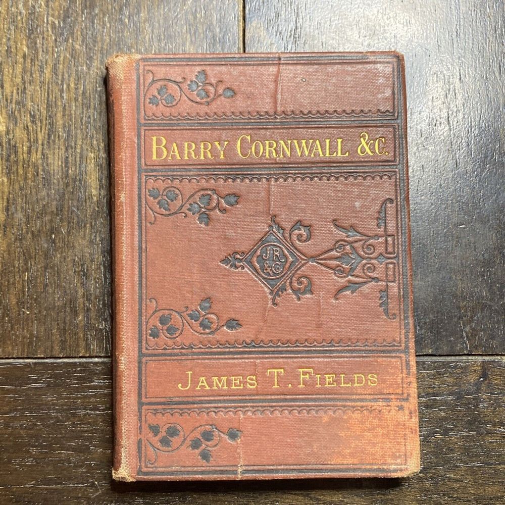 Antique Barry Cornwall &C Vest Pocket Book By James T Fields 1876 - Picture 1 of 16
